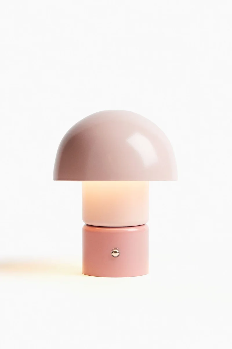 اتش اند ام مصباح طاولة قابل لإعادة الشحن