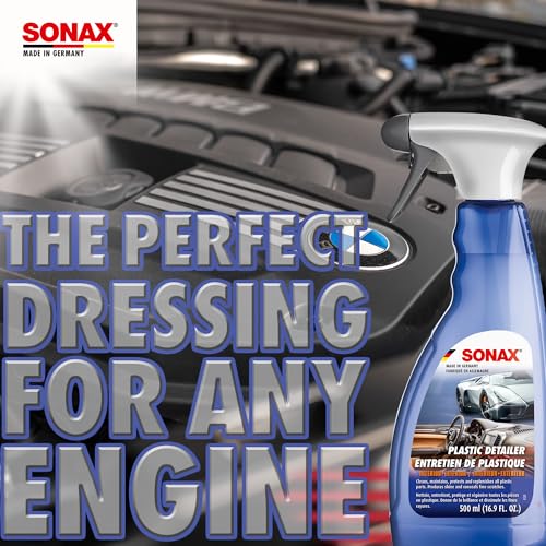 SONAX Xtreme Plastic Detailer Interior and Exterior 500 ml | All-in-One Cleaner, Conditioner, Protectant & Shine Restorer | Car Surface | Premium Car Cleaning Accessories - Image 4