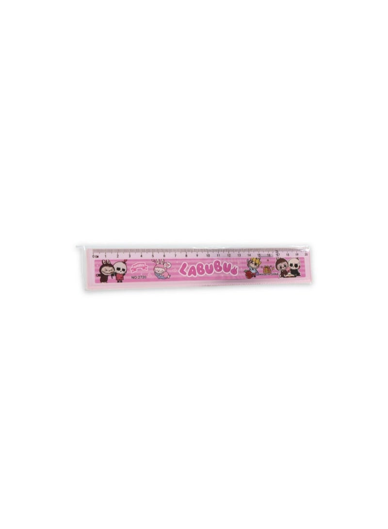 Labubu Ruler 20cm – Pink - Image 1