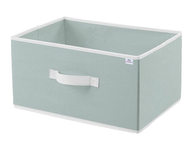 Kuber Industries Heart Home Non-Woven Rectangular Flodable Cloth Storage Box, Pack of 2 (Grey)-HS40HEARTH23893  - Image 2