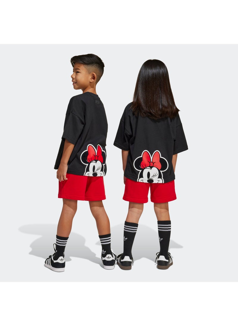 adidas Originals - Kids Adidas X Disney Minnie Mouse Shorts And T-Shirt Set - Image 1