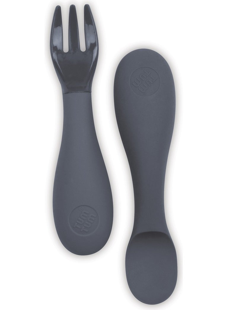 TUM TUM Boxed Silicone Spoon Fork Set Kev Koala  - Image 2