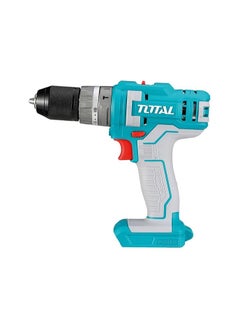 TOTAL Super Total 20V Lithium-ion Rechargeable Cordless Impact Drill - 0-1500 RPM, 45Nm Torque, 2-Speed Gear, Keyless Chuck, LED Light - Includes 1 Cr-V Bit & 3 Drill Bits (Battery & Charger Sold Separately)  - Image 3