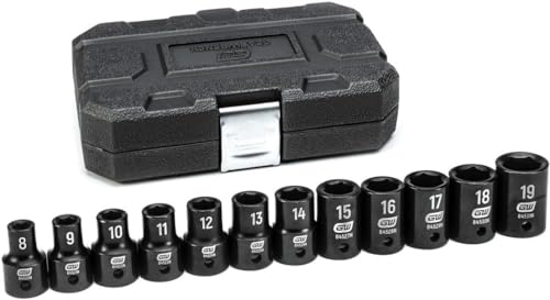GEARWRENCH 25 Pc. 1/2" Drive 6 Pt. Impact Metric Socket Set, Standard - 84933N - Image 4