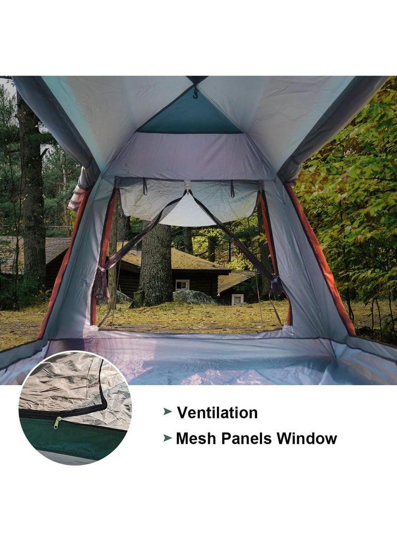 Y&D Pop Up Tents for Camping, 2-4 Person Camping Tents with Quick Setup Folding Pop Up Tent | Backpacking Tent for Hiking, Travel, or Beach | Inflatable Tents for Camping  Waterproof Tent for Beach Automatic - Image 4