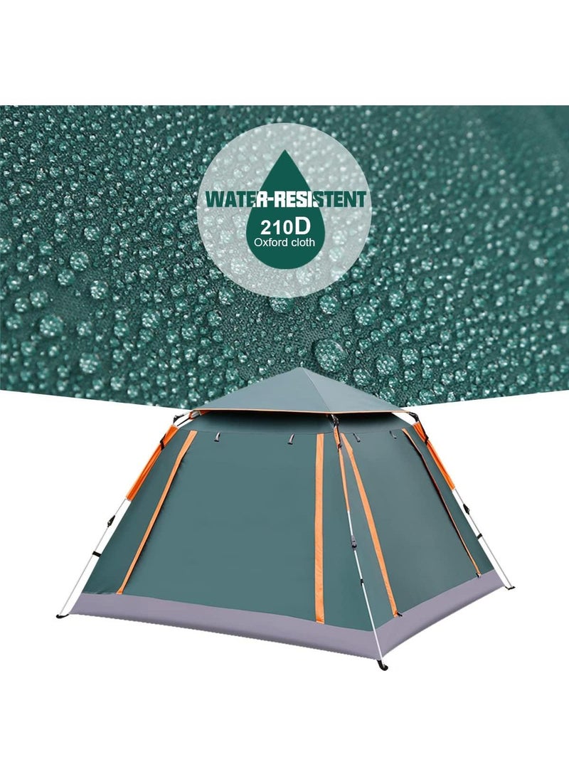 Y&D Pop Up Tents for Camping, 2-4 Person Camping Tents with Quick Setup Folding Pop Up Tent | Backpacking Tent for Hiking, Travel, or Beach | Inflatable Tents for Camping  Waterproof Tent for Beach Automatic - Image 5