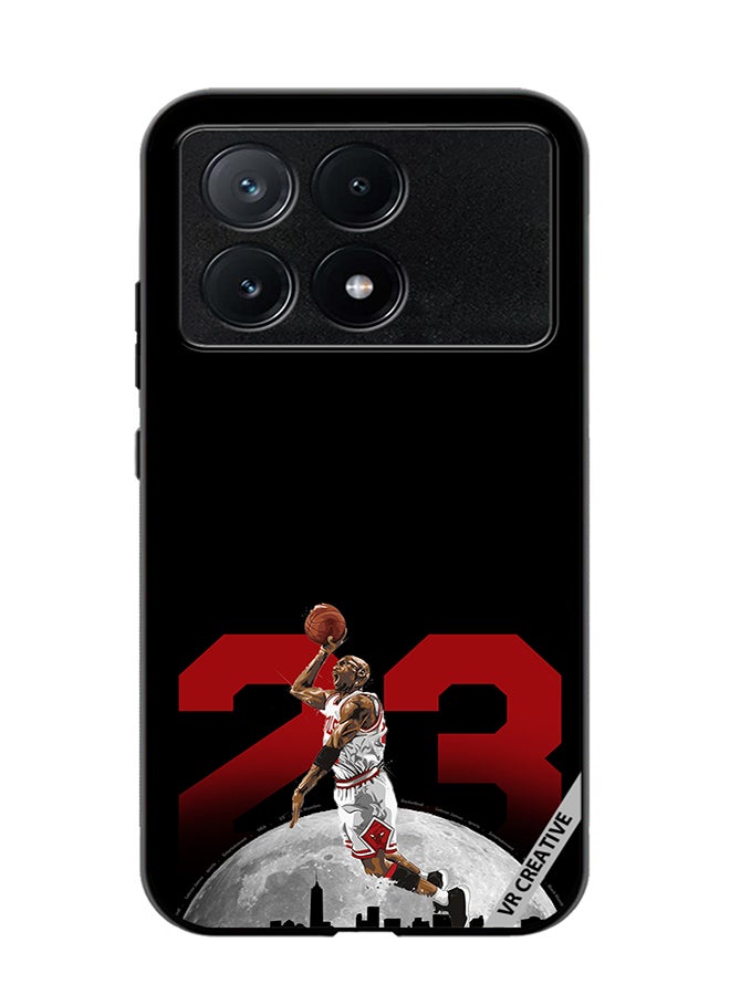 VR CREATIVE Protective Case Cover For Xiaomi Poco X6 Pro Lebron 23 Over The City Design Multicolour - Image 1
