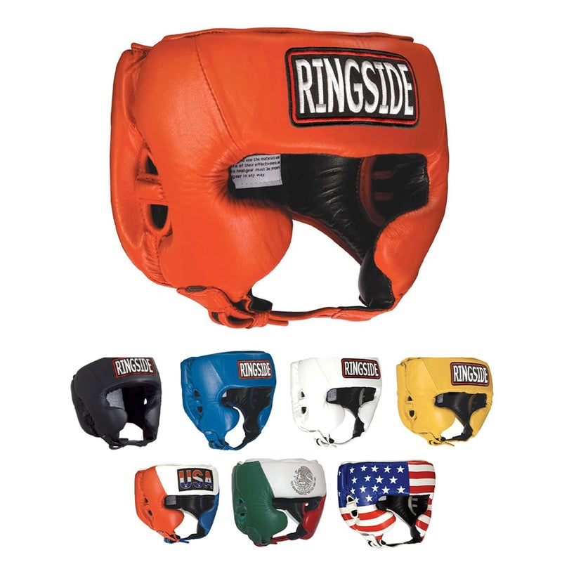 Ringside CompetitionLike Boxing Headgear Leather Sparring Headgear with Cheek Protection Great for Boxing MMA Muay Thai Kickboxing and Training Ideal for Men and Women Red Small - Image 2
