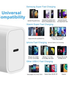 ELTRAZONE Charger Fast Charging for Samsung Galaxy S21/S21+/S21 Ultra/S20/S20+/S20 Ultra/Note 20/Note 20 Ultra/Note 10/Note10+, 3.3ft USB-C to USB-C Fast Charging Cable  - Image 5