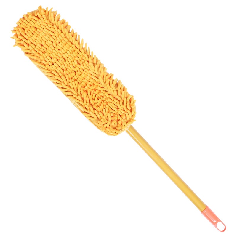 Kuber Industries Hand DusterMicrofiber Washable Cleaning BrushStainless Steel Detachable Handle Dusting Brush for CarHouse Cleaning Green - Image 2