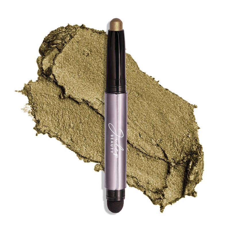 Julep Julep Eyeshadow 101 CreamtoPowder Waterproof Shadow Stick  Khaki Green Shimmer  LongLasting CreaseProof Taupe Green Shimmer Cream Eyeshadow with Builtin Smudger