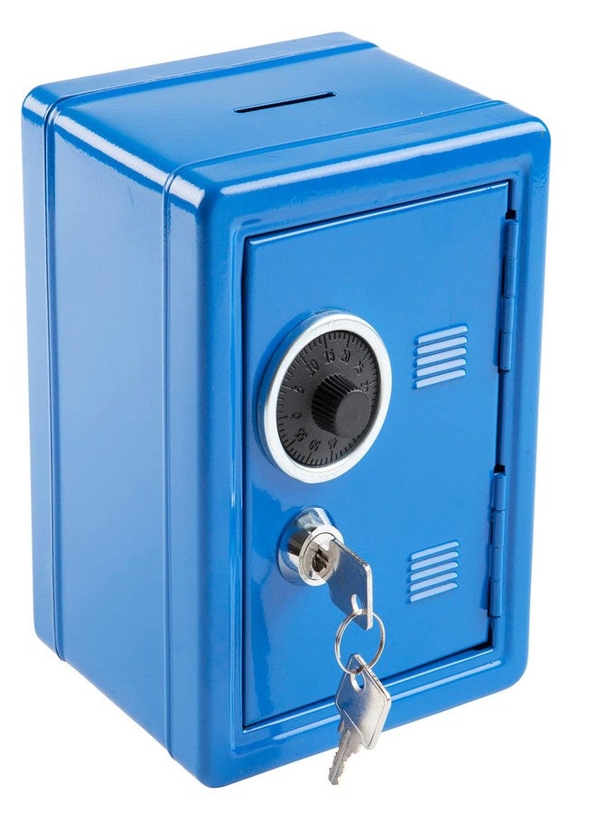 IDENA Money Safe 120 x 105 x 160 mm Blue - Image 1