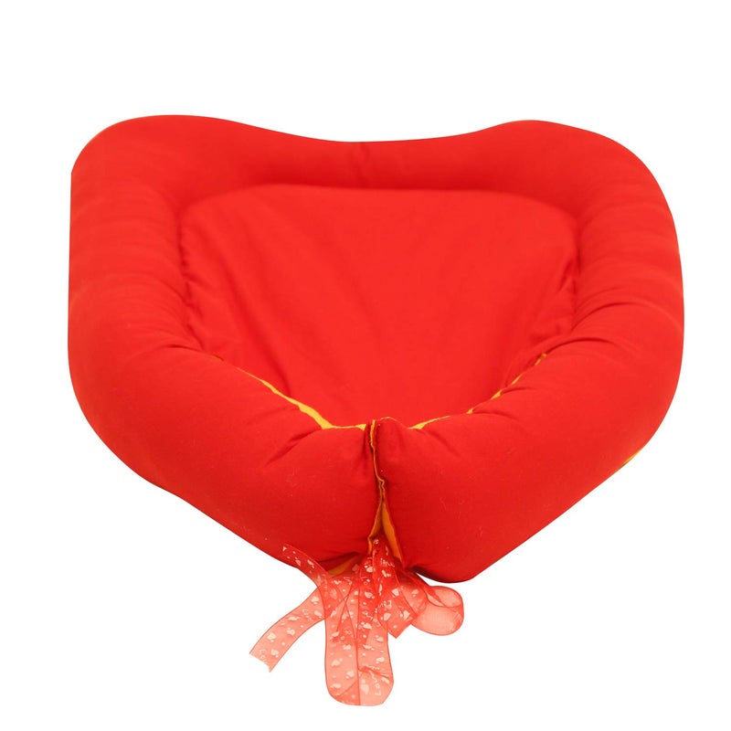 Creative Textiles Baby Nest Bedding Set Safe Cotton Fabric with Ultra-Soft Comfortable for Newborn to Toddlers Red (90 x 60 cm) Soft Cotton Material NestUltra Soft Cusioned - Image 3