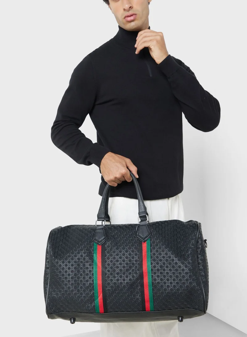 Robert Wood Textured Weekender Duffle Bag
