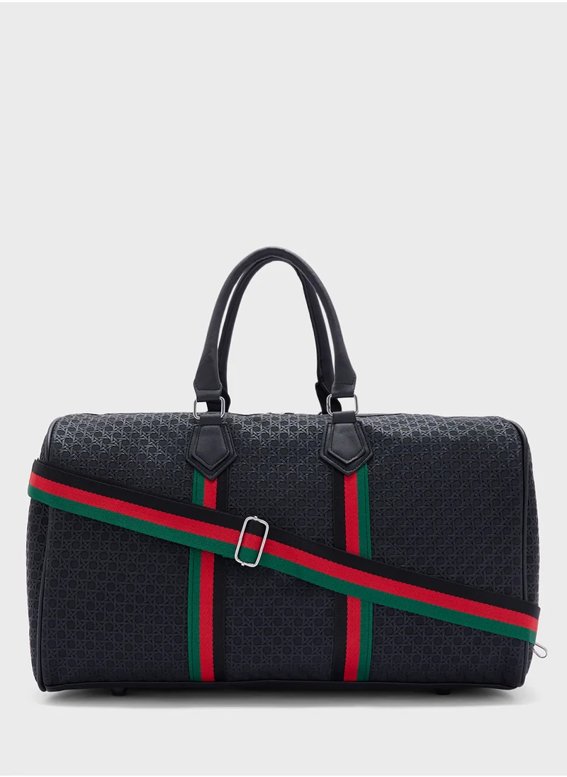 Robert Wood Textured Weekender Duffle Bag