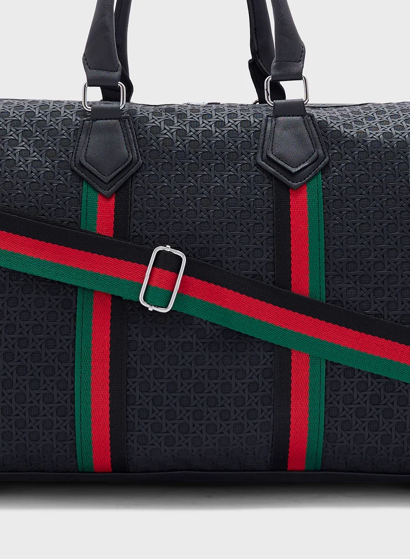 Robert Wood Textured Weekender Duffle Bag
