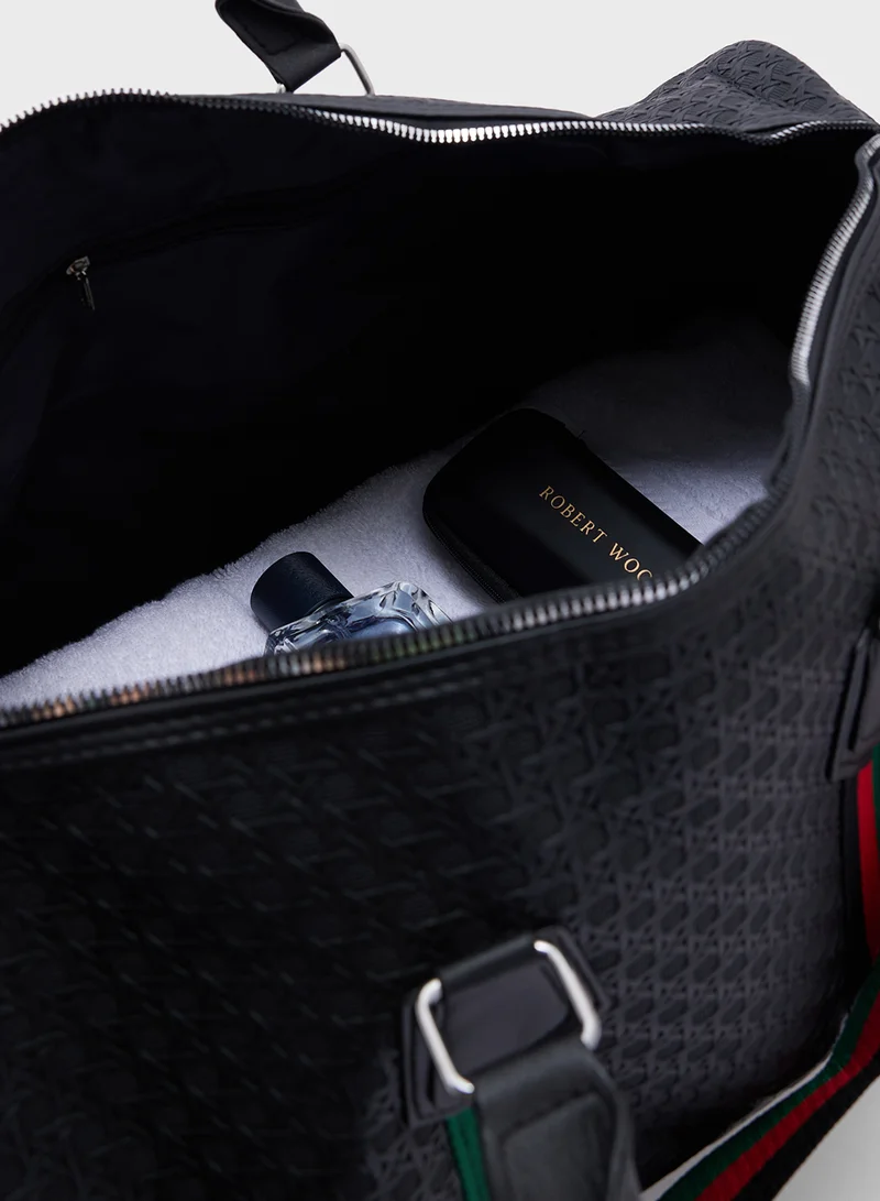 Robert Wood Textured Weekender Duffle Bag
