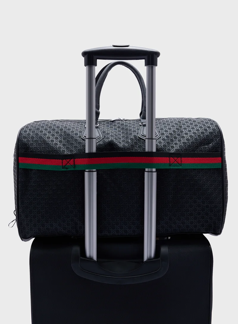 Robert Wood Textured Weekender Duffle Bag