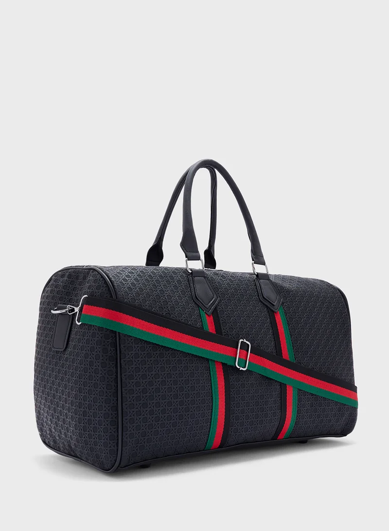 Robert Wood Textured Weekender Duffle Bag