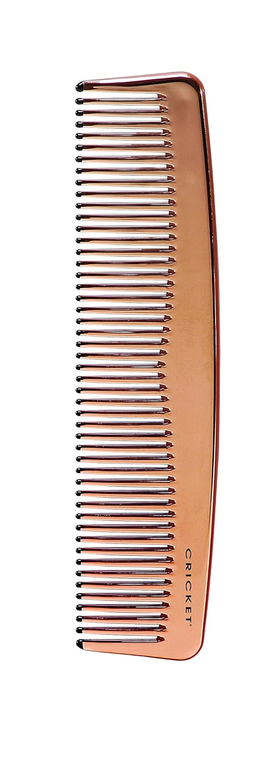 Cricket Copper Clean Dressing Hair Comb Hair Combs for Women Men Stylists FinetoMedium Teeth Reduces Buildup Enhances Shine Designed for Effortless Styling