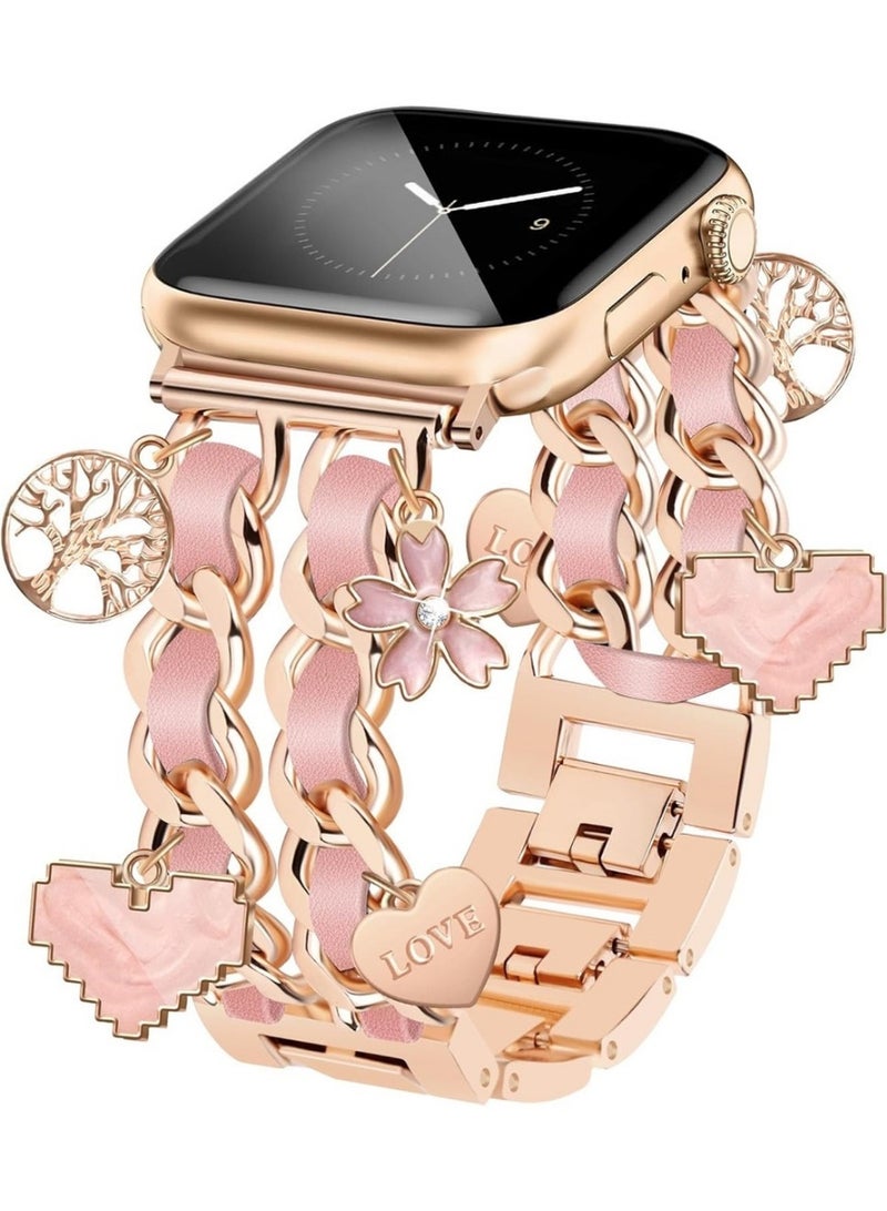 Metal Watch Straps for Apple Watch Ultra series 9 8 7 se 6 5 4 3 ultra 2 - Image 1