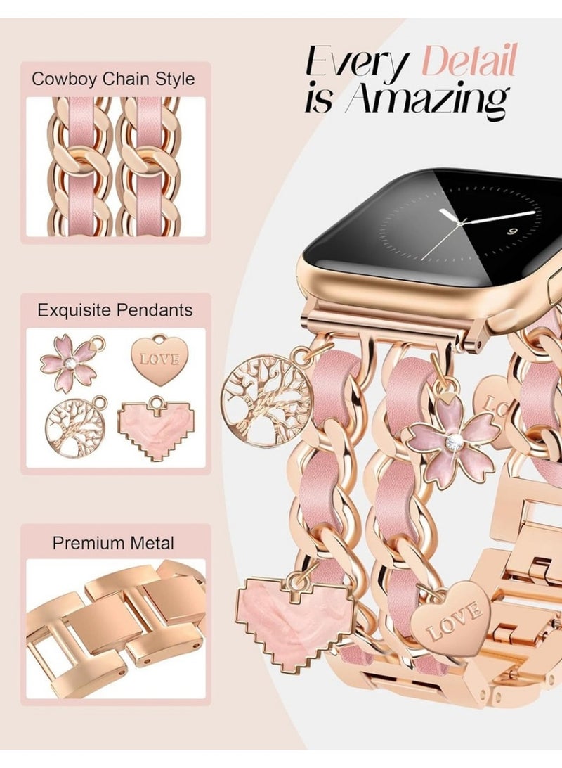 Metal Watch Straps for Apple Watch Ultra series 9 8 7 se 6 5 4 3 ultra 2 - Image 2