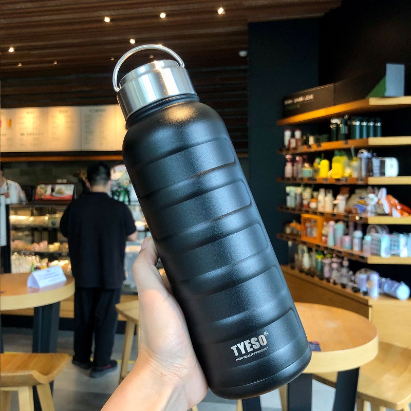 Portable Student Caterpillar Thermos 1000ml black