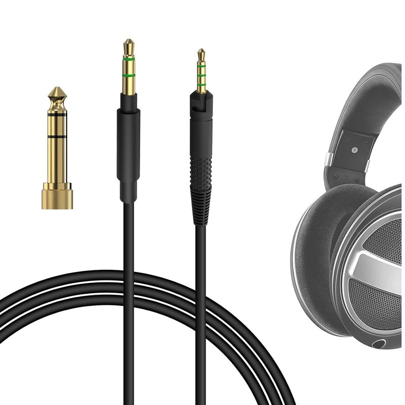 Geekria Audio Cable Compatible with Sennheiser HD 620S/599/599SE/ 598/598SE/560S/ 400PRO/579/569/ 550/505 Headphones, 3.5mm to 2.5mm Replacement Stereo Cord (5.6ft/1.7m) - Image 1