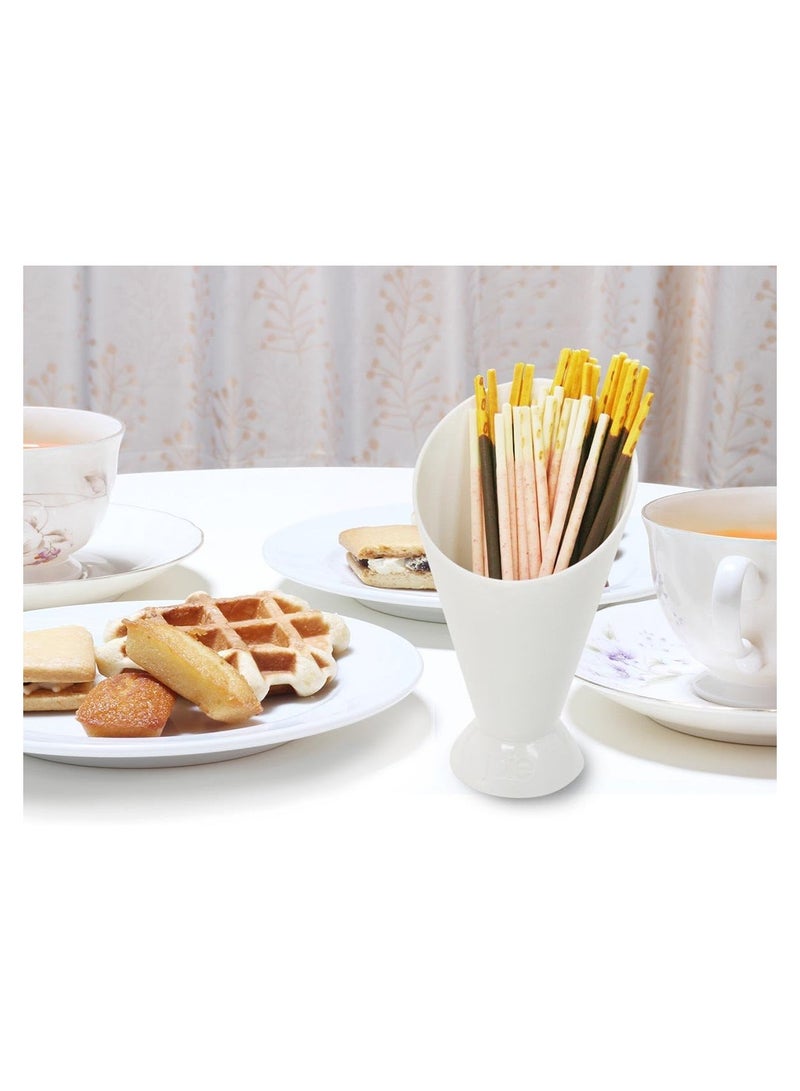 French Fry Holder with Sauce Cup Holder Dip Set 2 In 1 French Fry Cone Dipping Cups For French Fries And Veggies - Image 4