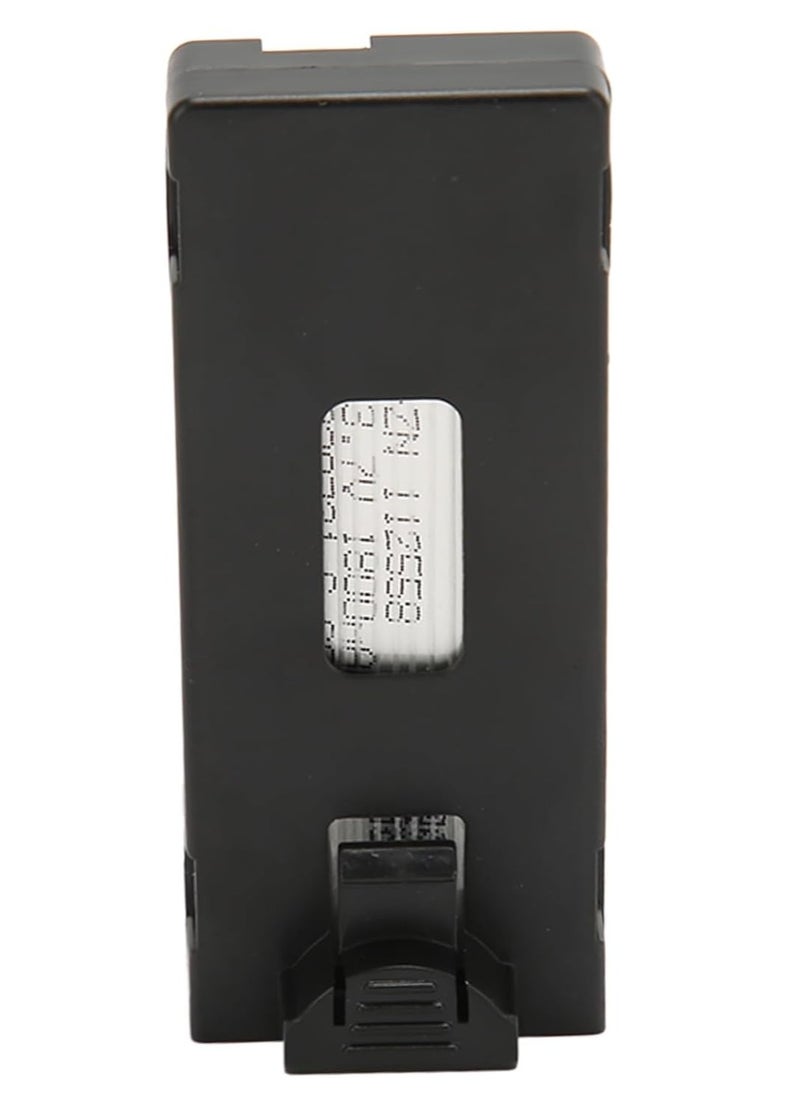 Generic Drone Battery Replacement Remote Control UAV Backup Battery 1800mAh Long Life 3.7V (Black)  - Image 1