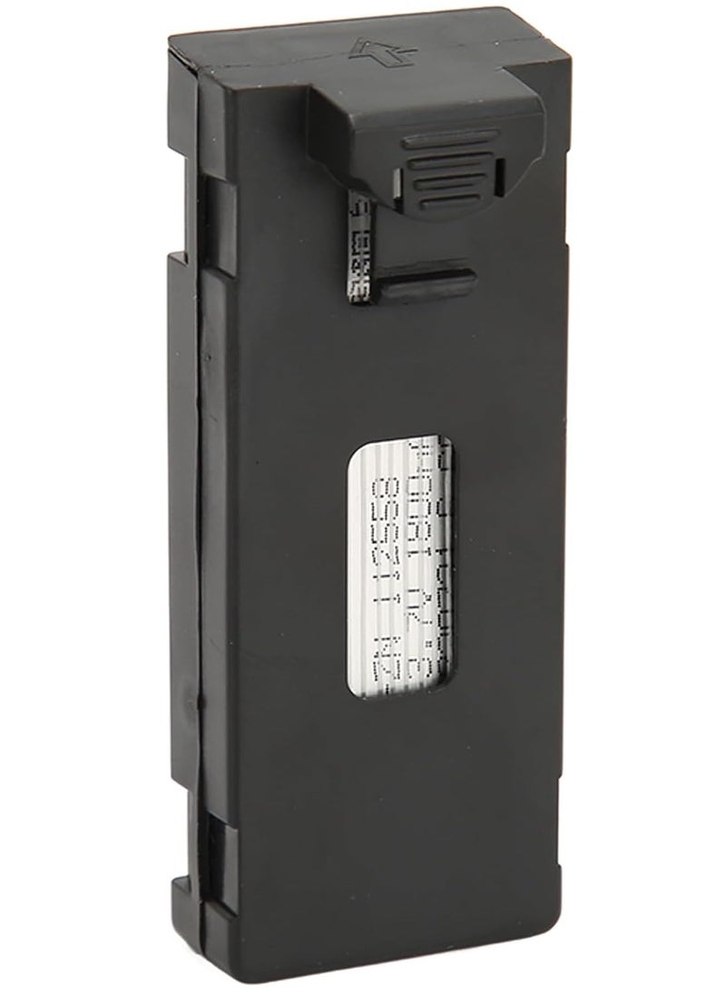 Generic Drone Battery Replacement Remote Control UAV Backup Battery 1800mAh Long Life 3.7V (Black)  - Image 2