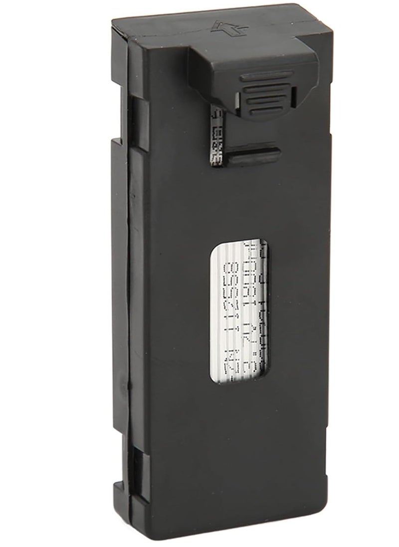 Generic - Drone Battery Replacement Remote Control UAV Backup Battery 1800mAh Long Life 3.7V (Black) - Image 1
