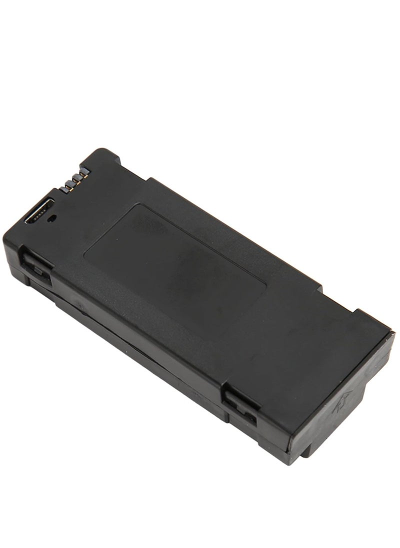 Generic - Drone Battery Replacement Remote Control UAV Backup Battery 1800mAh Long Life 3.7V (Black) - Image 1