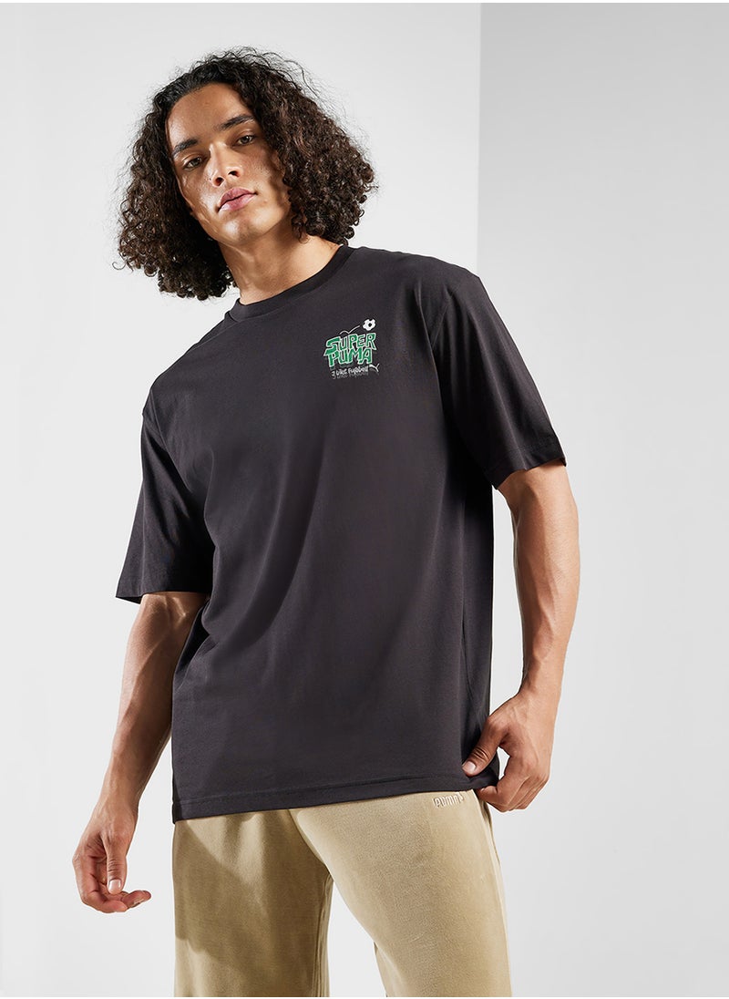 PUMA Graphics Super  Football Relaxed T-Shirt  - Image 2