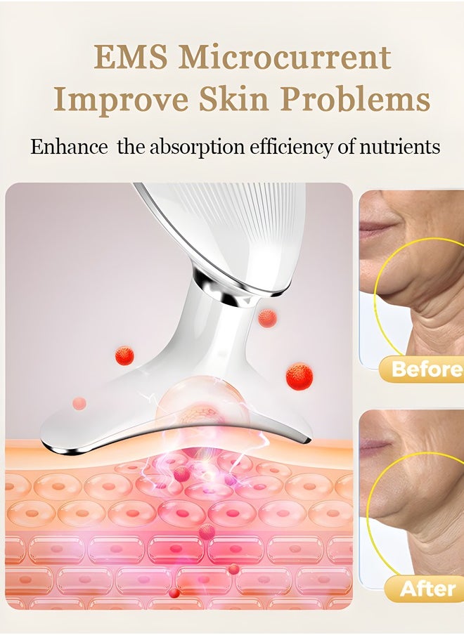 OAGA Firming Wrinkle Removal Device, Neck Face Lifting Tighten Massager, LED Photon Therapy Anti Wrinkle Double Chin Remover  - Image 2