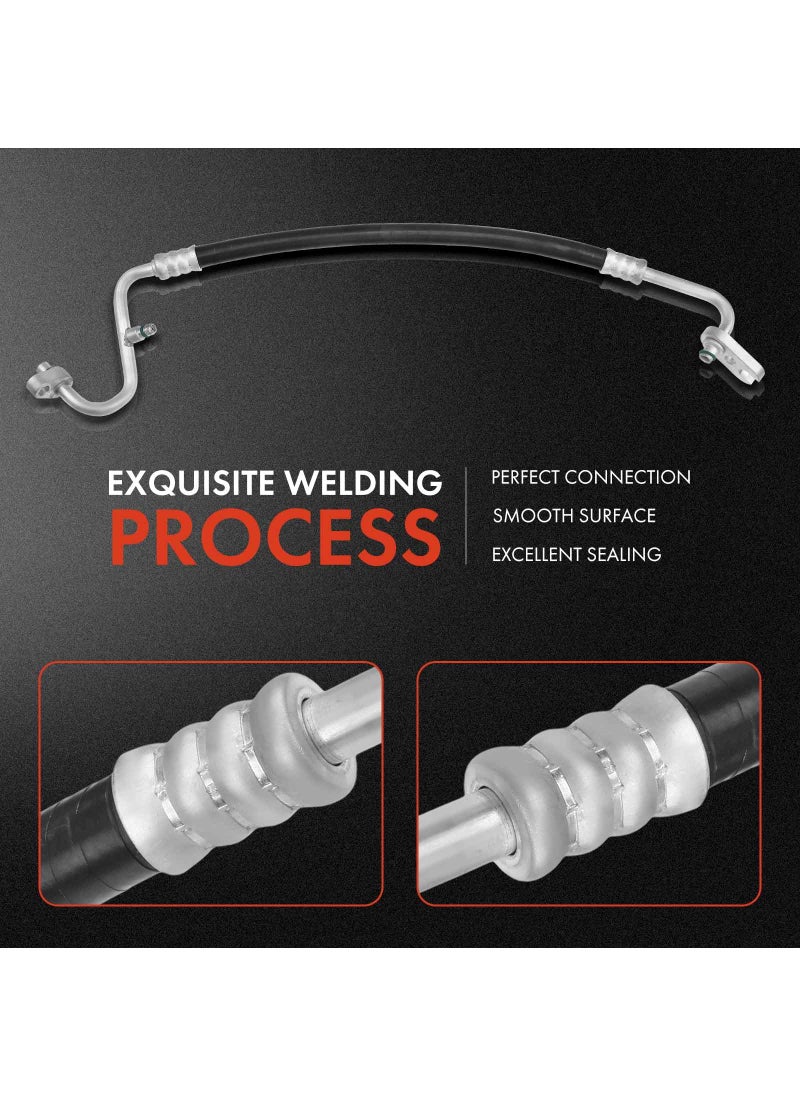 A-Premium A-Premium A/C Discharge Line Hose Assembly Compatible with Chevrolet Traverse 2009-2012, GMC Acadia 2007-2012, Buick Enclave 2008-2012, Saturn Outlook 2007-2010, Compressor to Condenser  - Image 5