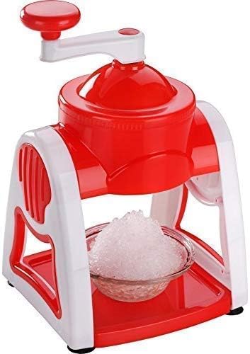 Ice Gola Maker Machine Manual ice Gola Slush Maker Machine with Sharp Blades Ice Crusher Snow Grinder Crusher 3 Bowl Baraf ka Gola Machine 1 Glass 6 Sticks and 1 Dish