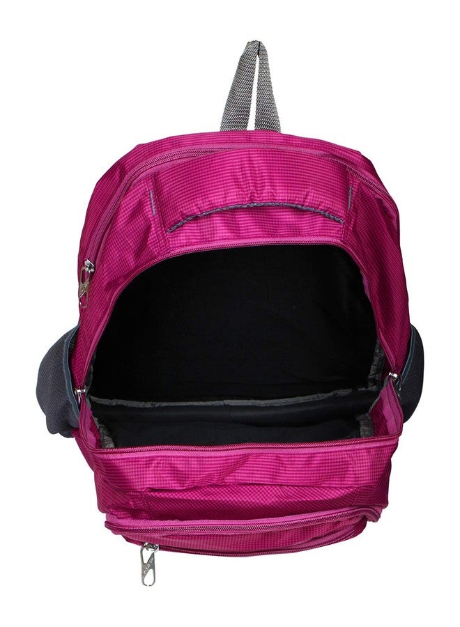 POLO CLASS Fabric 25 Liters Pink School Bag (BNB-PC34) - Image 4