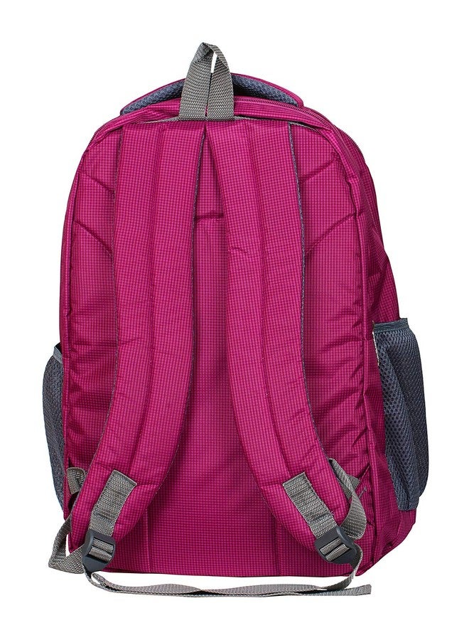 POLO CLASS Fabric 25 Liters Pink School Bag (BNB-PC34) - Image 5