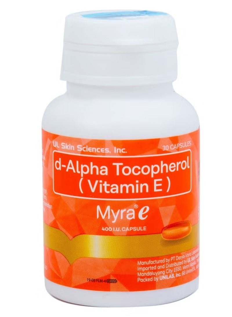 Myra E Vitamin- E 400 IU Capsules 30pcs