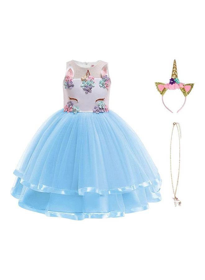 NIBEMINENT Fairy Tale Princess Costume With Accessory Set 130cm - Image 1