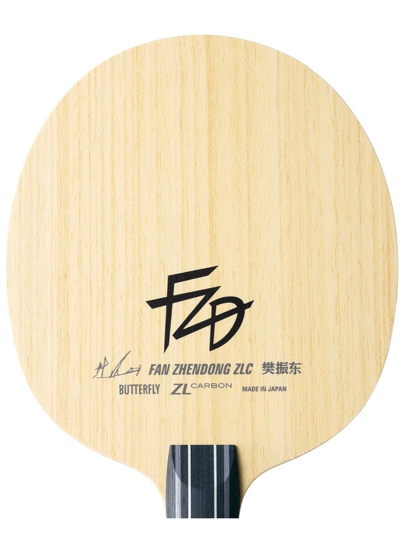 باترفلاي مضرب تنس طاولة احترافي Butterfly Zhendong ZLC بمقبض مستقيم ST صُنع في اليابان - Image 2