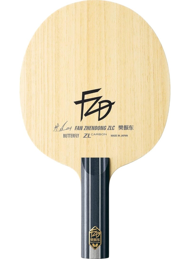 باترفلاي مضرب تنس طاولة احترافي Butterfly Zhendong ZLC بمقبض مستقيم ST صُنع في اليابان - Image 5