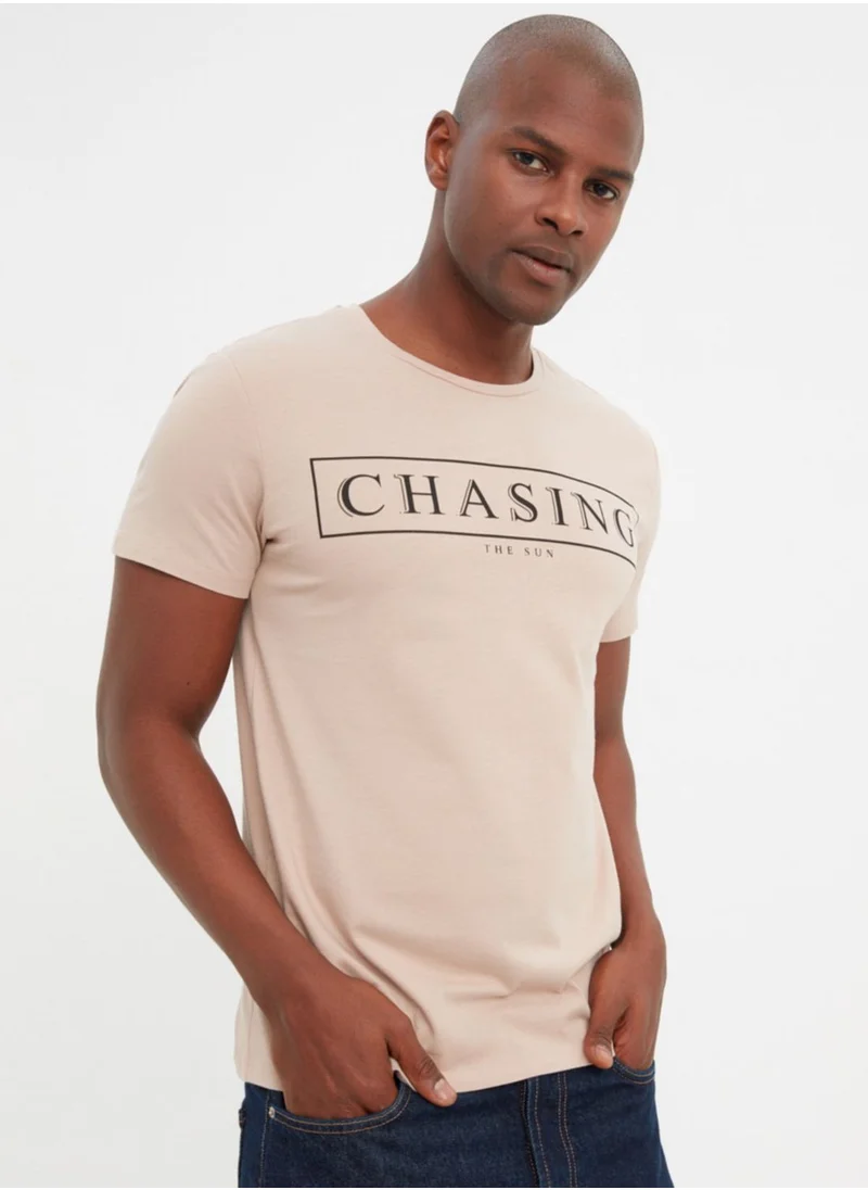 trendyol Chasing The Sun Crew Neck T-Shirt