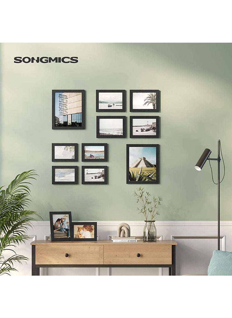 SONGMICS SONGMICS Black RPF10B Modern 10x Glass Photo Frames for Home, Drawing Room (25x20x0.1cm)  - Image 3