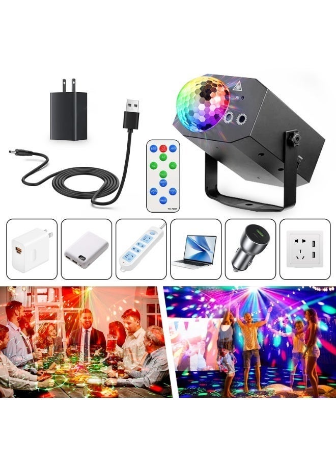 Arabest Party Lights, Dj Disco Ball Light, Strobe Stage Laser Lights Projector with Remote Control for Festivals Atmosphere Birthday Party Decorations（Plastic Shell） - Image 2