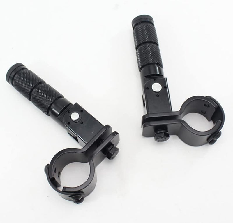 ZYTC Universal Motorcycle Folding Footrest Pedals (Red) - Image 4