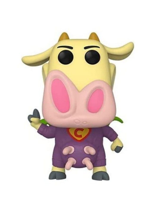 Funko Pop Pop! Animation: Cow & Chicken Cow Pop Animation: Cow & Chicken Superhero Cow Multicolor - Image 1