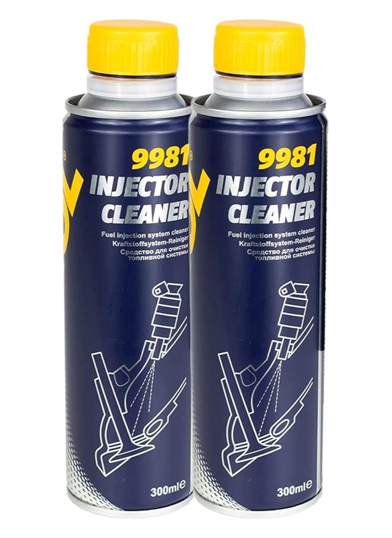 Generic Mannol 9981 Petrol Injector Cleaner Gasoline Fuel Injection System Cleaner Additive 2X 300Ml 