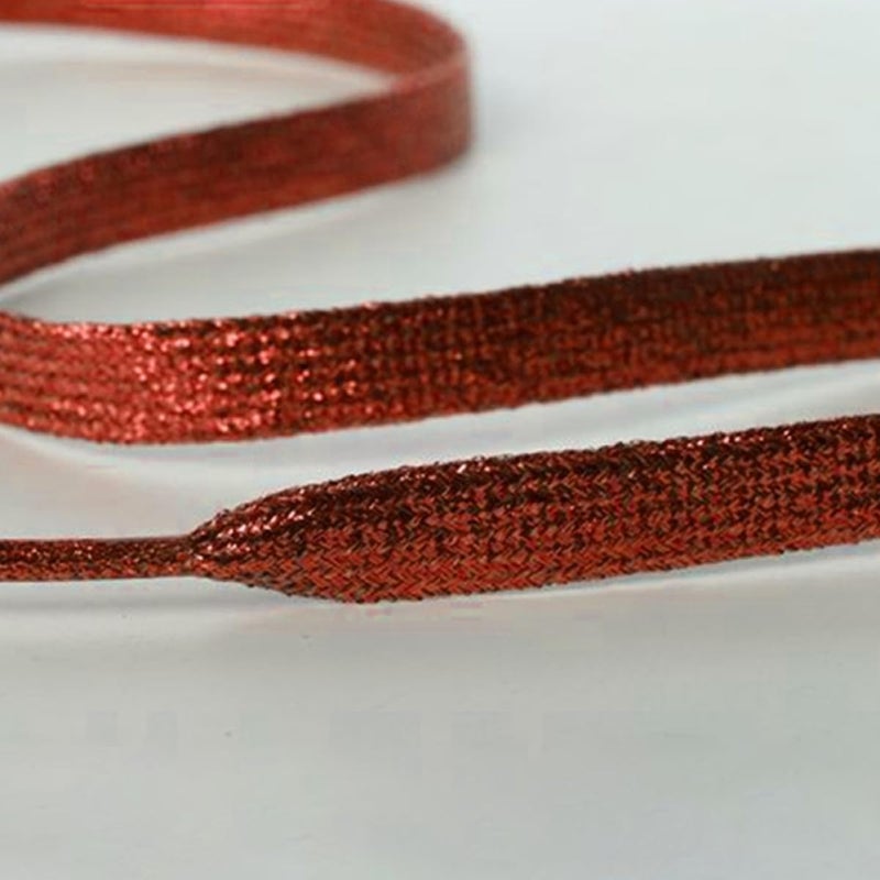 10 Pairs Glitter Decorative Shoe Laces Flat Colorful Shiny Shoelace Replacement for Sneakers and Athletic Shoes Set - Image 5